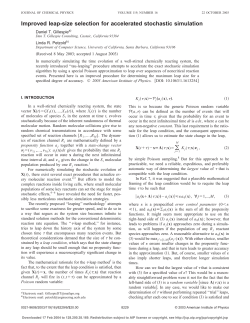 Improved leap-size selection for accelerated stochastic simulation