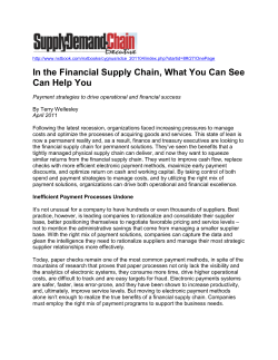 What You Can See Can Help You: Payment Strategies Drive