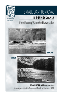 Small Dam Removal - Pennsylvania Organization for Watersheds