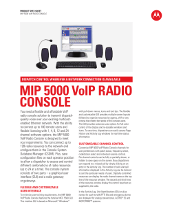 MIP 5000 VoIP Radio Console