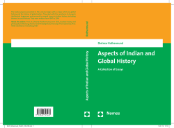 Aspects of Indian and Global History
