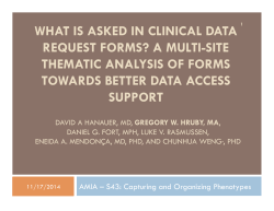 slides - David Hanauer