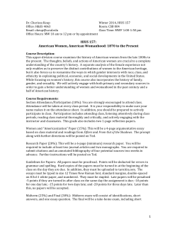 HIUS 157 - UCSD Department of History