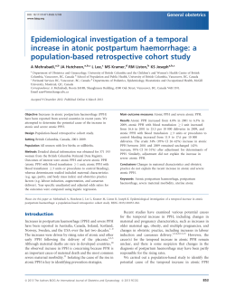 Hemoglobin E Trait - Perinatal Services BC