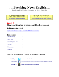 8-Page Handout - Breaking News English