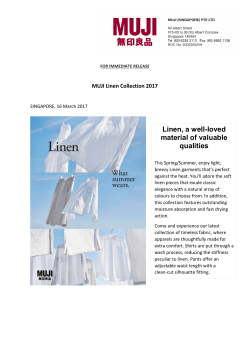 Linen, a well-loved material of valuable qualities