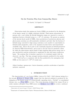 On the Neutrino Flux from Gamma