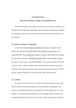 CHAPTER FOUR