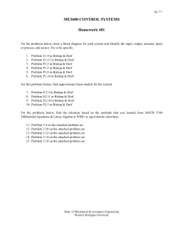 HW#1 - Homepages at WMU - Western Michigan University