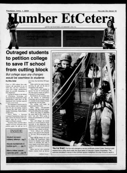 Outraged students - Humber Libraries