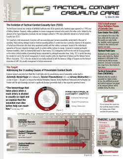 Tactical Combat Casualty Care