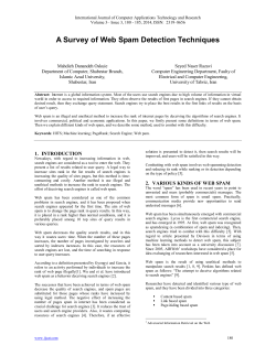 A Survey of Web Spam Detection Techniques