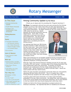 Rotary Messenger - Eau Claire Rotary