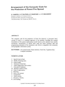 Arrangement of the Computer Code for the Prediction of