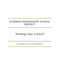 Bulldogs Take a Stand Against Bullying