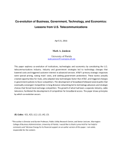 Co-evolution of Business, Government, Technology, and Economics