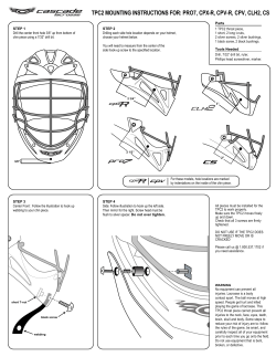 Installation Instructions for the TPC2