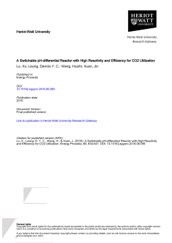 Heriot-Watt University A Switchable pH