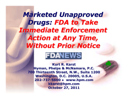 Marketed Unapproved Drugs