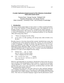 A scalar implicature-based account of the inference of