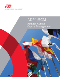 ADP&reg; iHCM