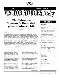 The “Museum Constant”: One-third plus or minus a bit