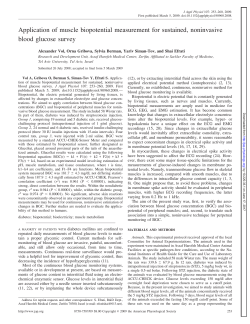 Application of muscle biopotential measurement for sustained