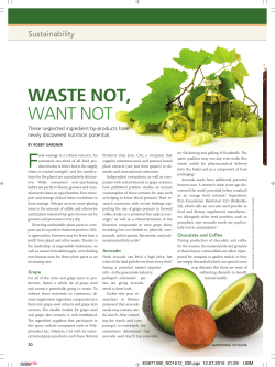 Nutritional Outlook