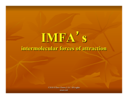 intermolecular forces of attraction