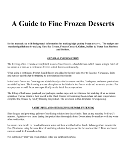 A Guide to Fine Frozen Desserts