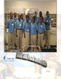 Customer Guide - Medical University of South Carolina