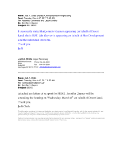 Jennifer Gaynor submitted support letters for AB242