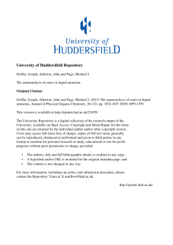 - the University of Huddersfield Repository