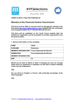 Member of the Financial Control Commission