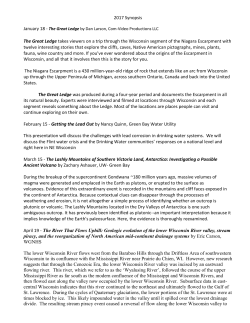 Geology 2017 Program Synopsis