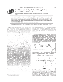 Novel Composite Coatings for Heat Sink Applications