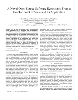 A Novel Open Source Software Ecosystem: From a Graphic