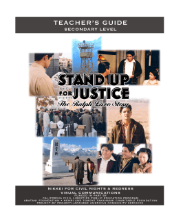 Guide  - Nikkei for Civil Rights and Redress