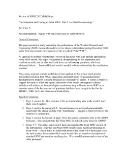 Review of MWR 2112 (BS) Hines