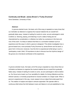 Funky Drummer_Danielsen - Der WWW2