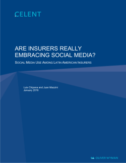 are insurers really embracing social media?