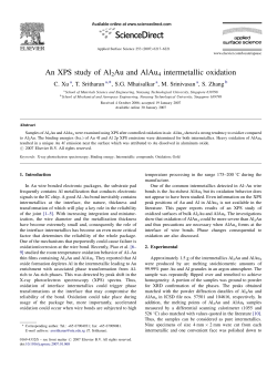 An XPS study of Al2Au and AlAu4 intermetallic oxidation