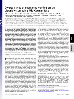 Diverse styles of submarine venting on the ultraslow spreading Mid