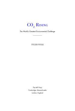 CO2 Rising: The World`s Greatest Environmental