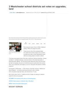 3 Westchester school districts set votes on upgrades, land