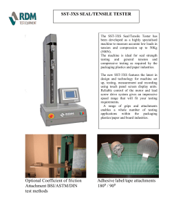 SST-3XS Seal/Tensile Tester