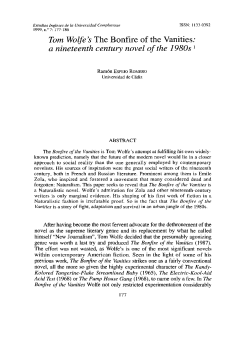 Tom Wolfe `LS? The Bonfire of the Vanities