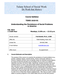 1610 Social Problems in America