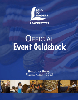 Evaluation Forms