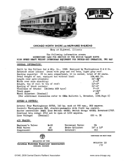 North Shore Line Modernized Cars